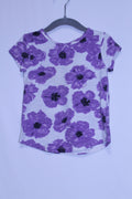 2T Joe Fresh Top - Purple Floral