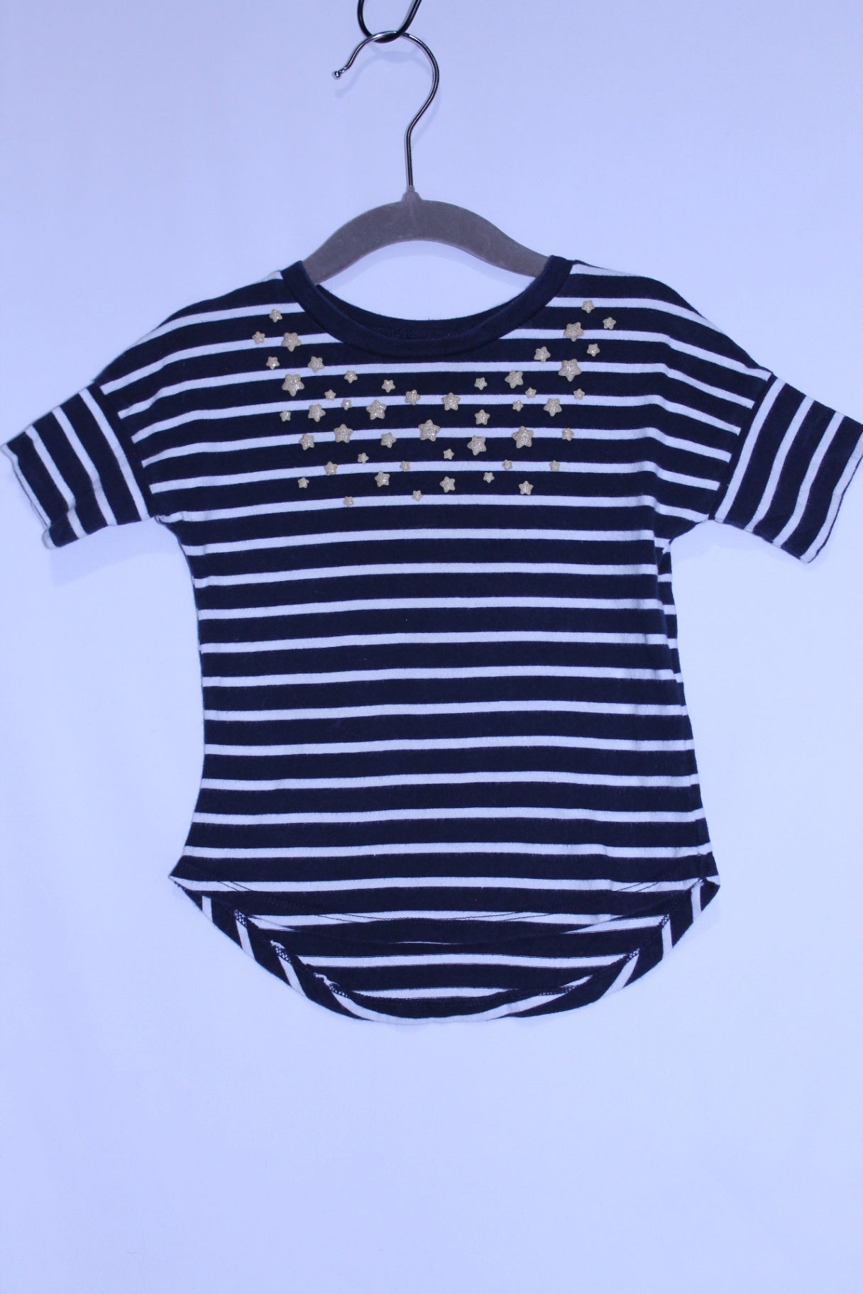 2T Joe Fresh Top - Navy Stripes