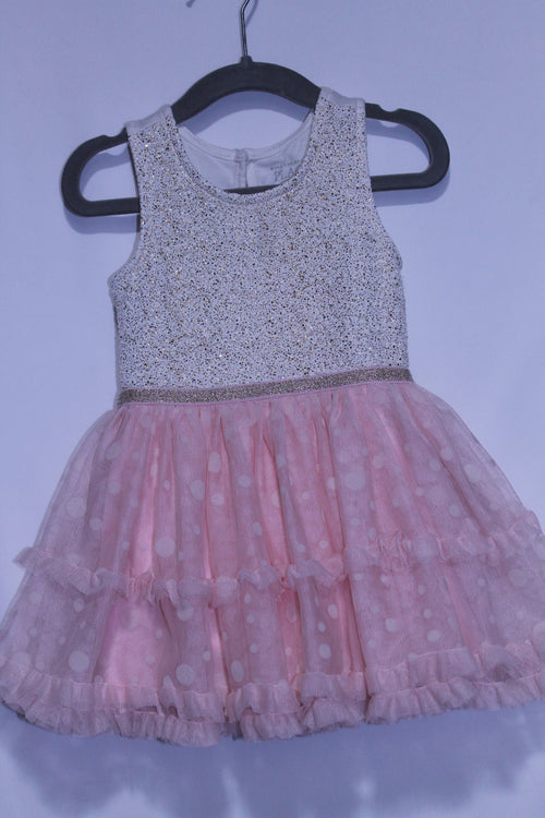 12-18m The Children's Place Party Dress - Pink and Gold