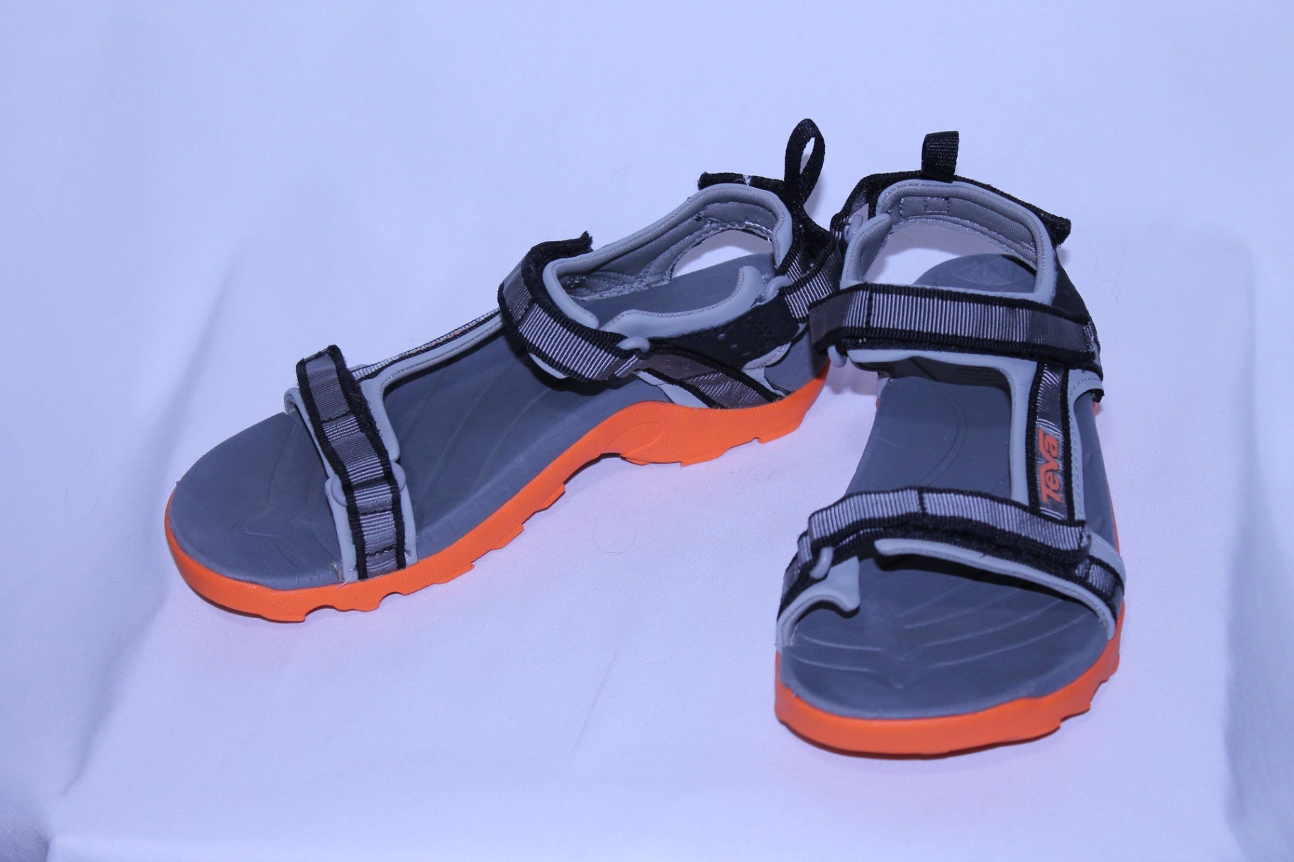 4K Teva Sandals - Grey w/Orange