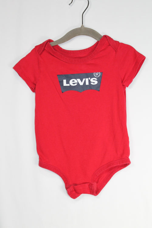 18-24m Levi Strauss & Co Bodysuit - Red