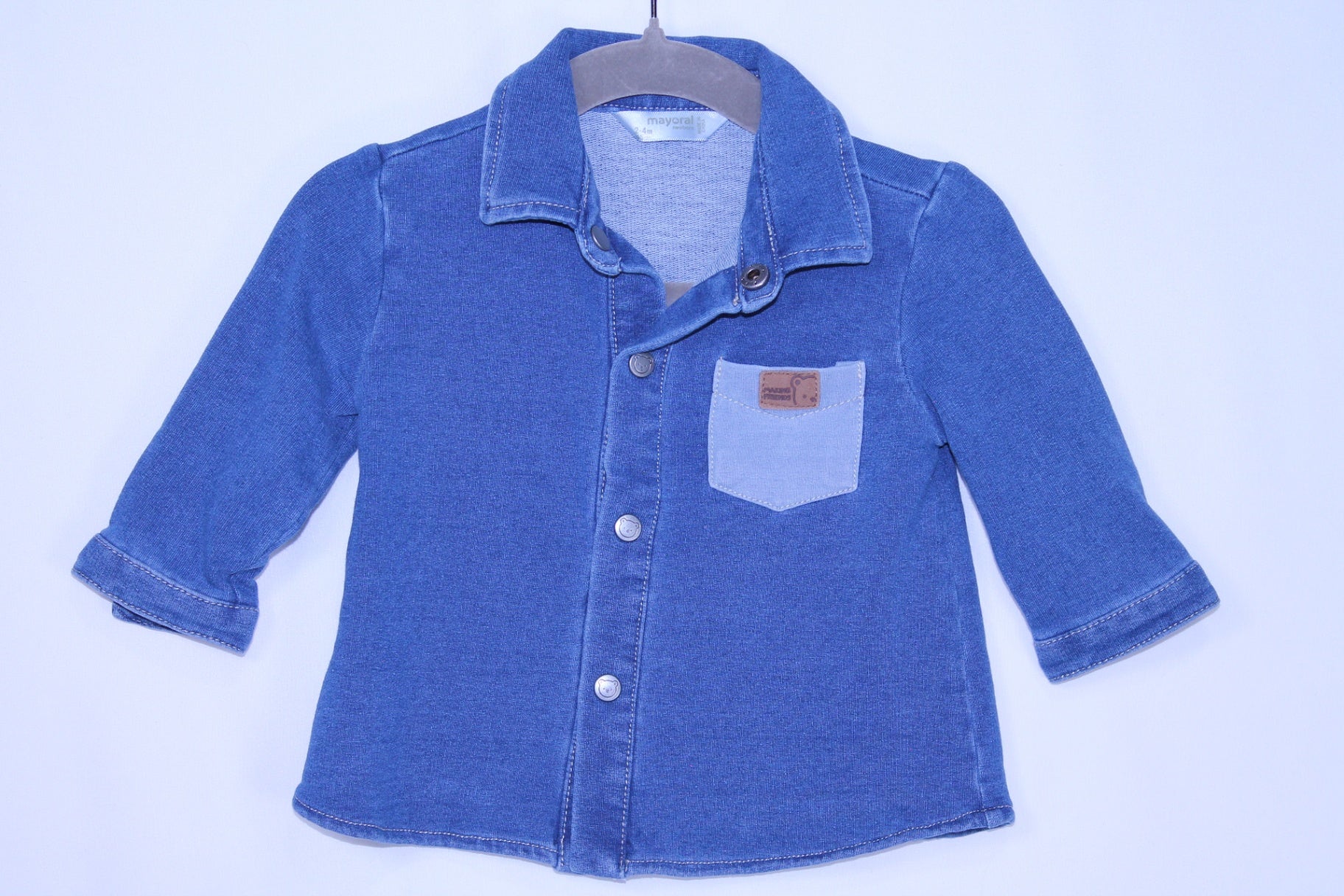0-3m Mayoral Dress Shirt - Blue