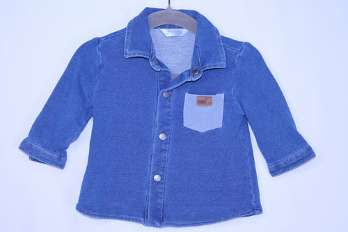 0-3m Mayoral Dress Shirt - Blue