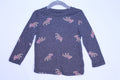 2T Old Navy Long Sleeve Shirt - Grey w/Santa Dinos