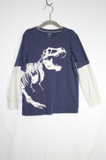6 Carter's Long Sleeve Shirt - Blue and Cream