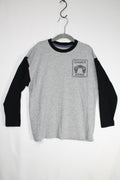 6 George Long Sleeve Shirt - Grey and Black