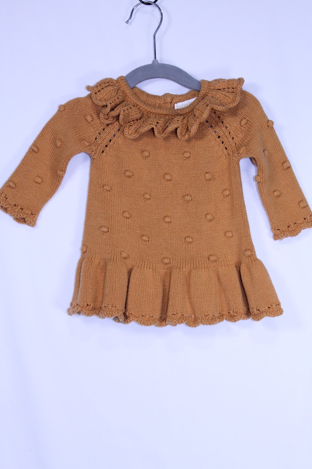 0-3m Cynthia Rowley Dress - Mustard Yellow