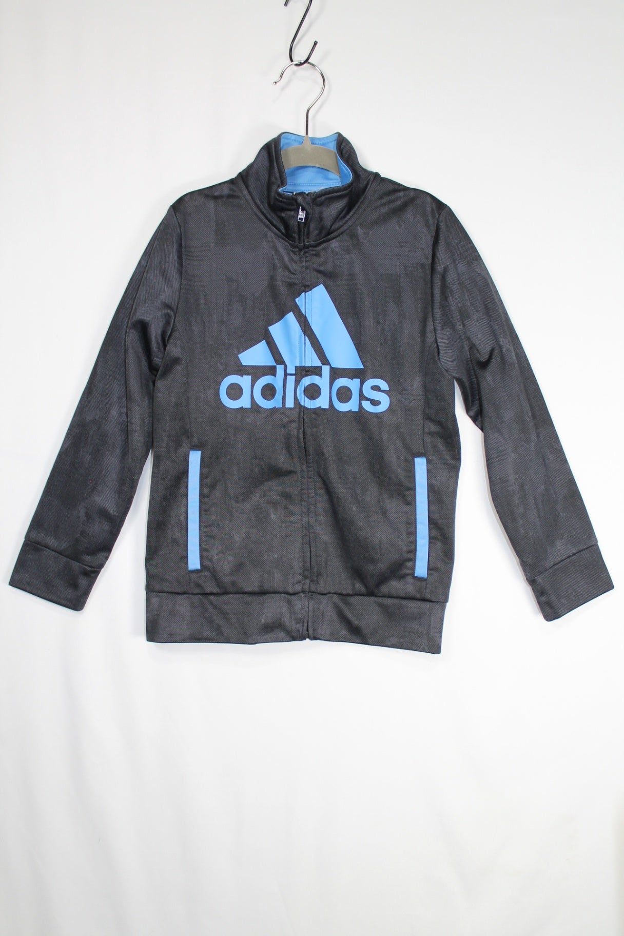 7 Adidas Jacket - Black w/Blue