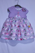 2T Purple Rose Dress - Floral Lilac