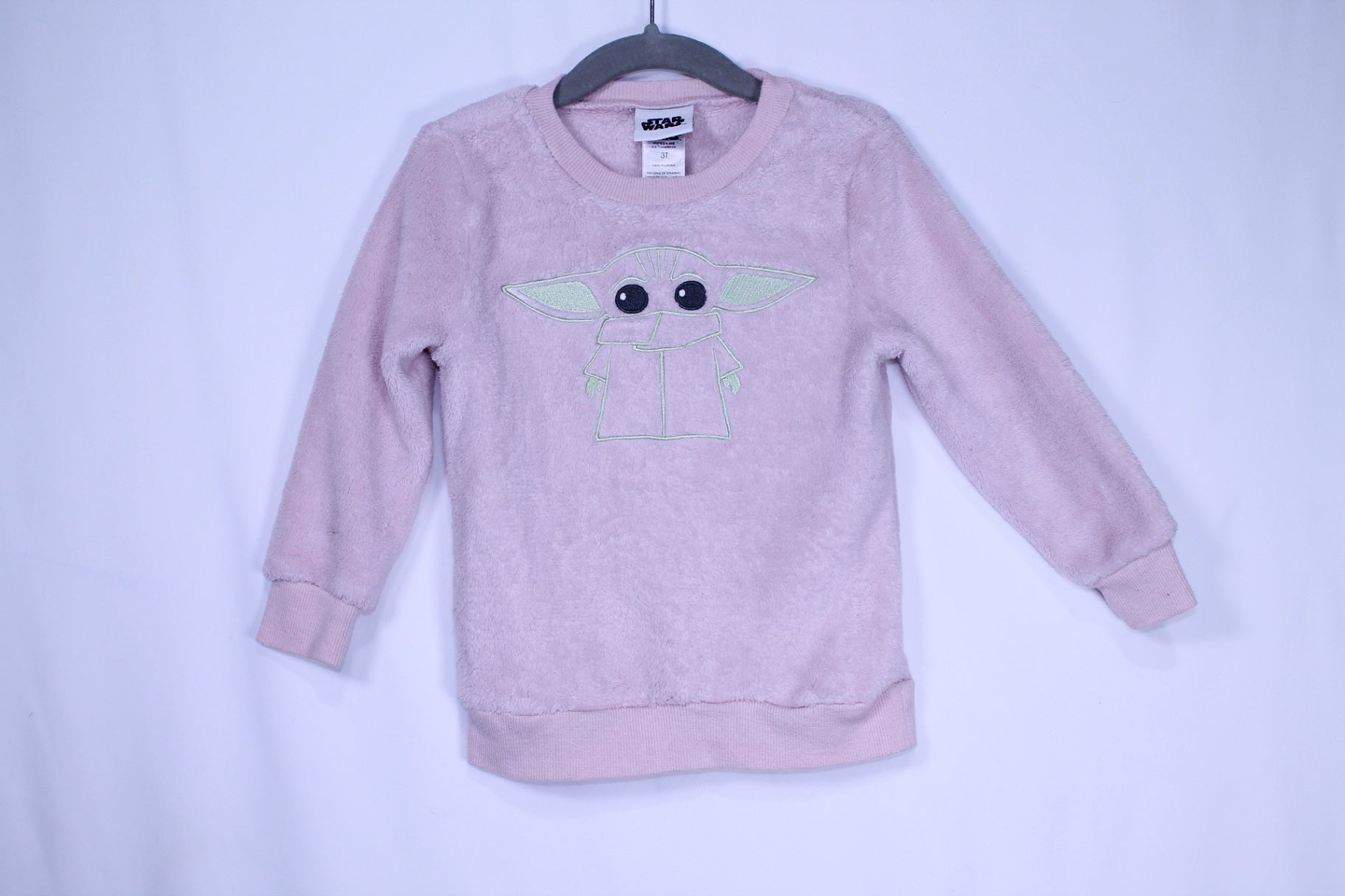 3T Star Wars Sweater - Pink Grogu