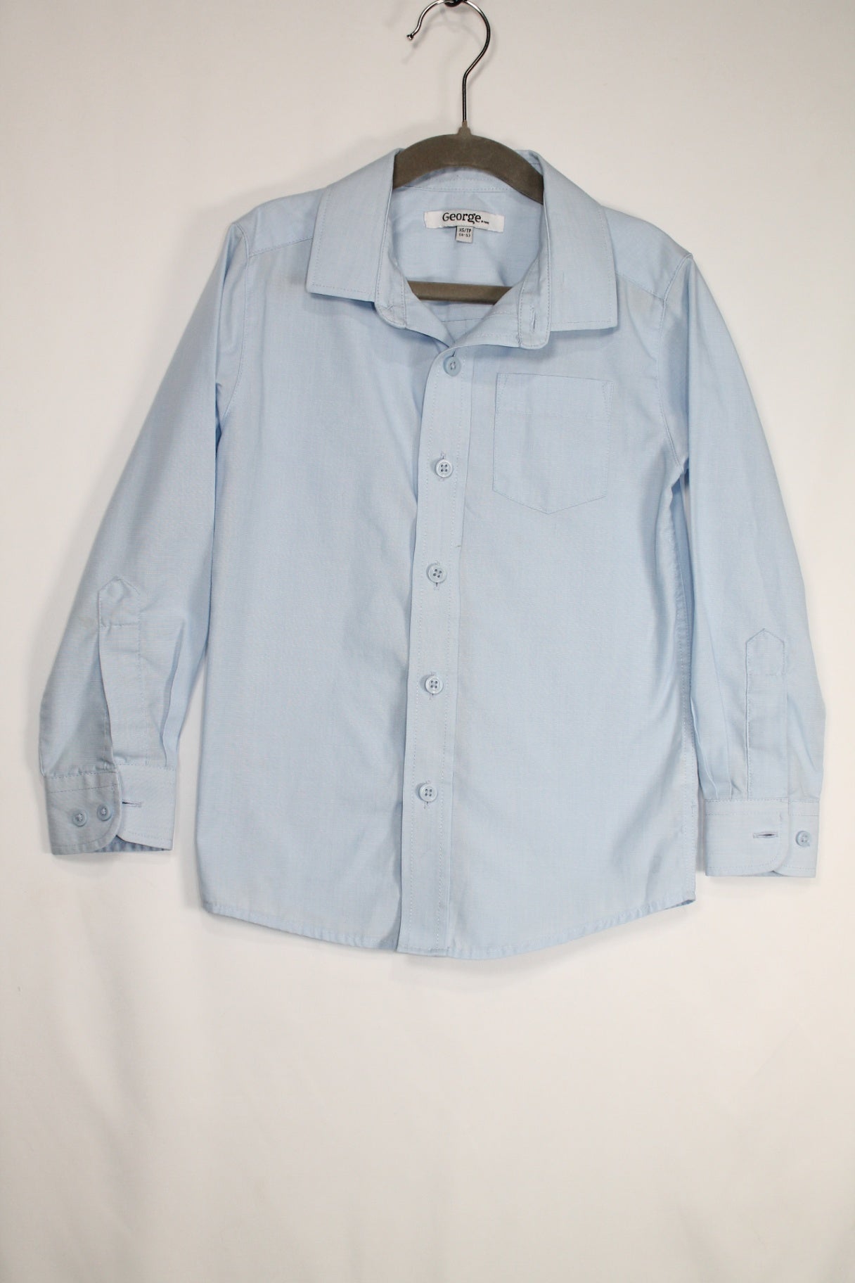 4/5Y George Dress Shirt - Light Blue