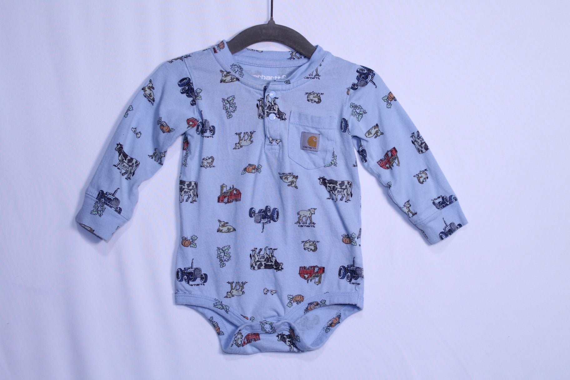 6-9m Carhartt Bodysuit - Blue