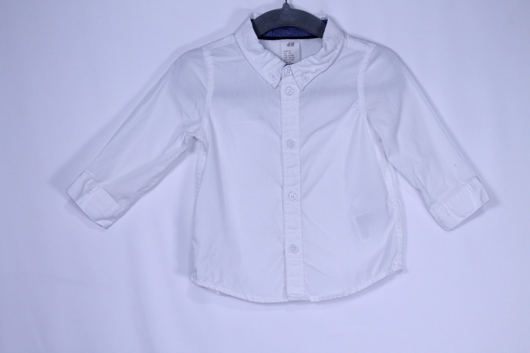 3-6m H&M Dress Shirt - White