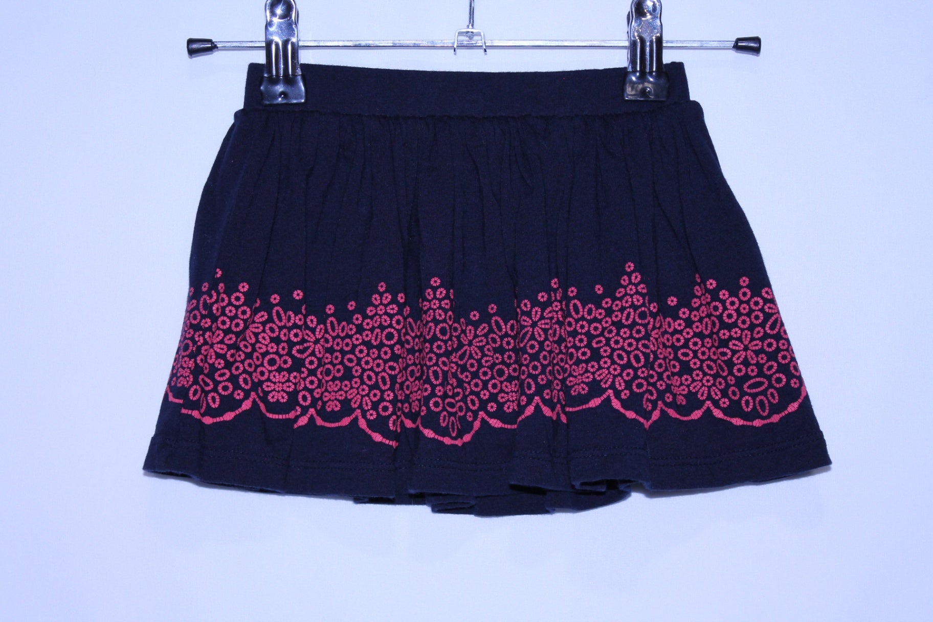 2T Joe Fresh Skirt - Navy and Red