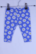 3-6m George Leggings - Blue w/Daisy