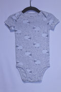 6-9m Precious Firsts Shorts - Grey w/Sheep