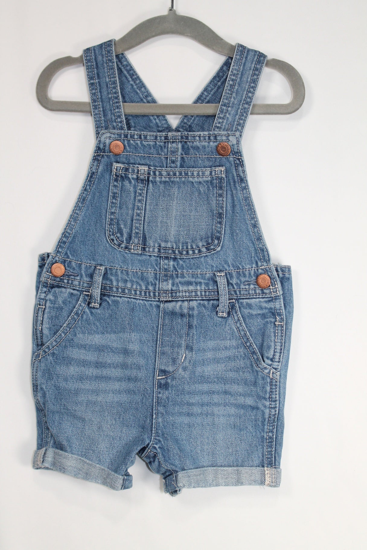 2T Old Navy Shortalls - Denim