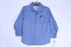 2T Calvin Klein Dress Shirt - Chambray Blue