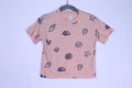 9-12m H&M Shirt - Orange w/Sea Creatures