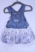 3-6m OshKosh B'gosh Skirtall - Blue and White