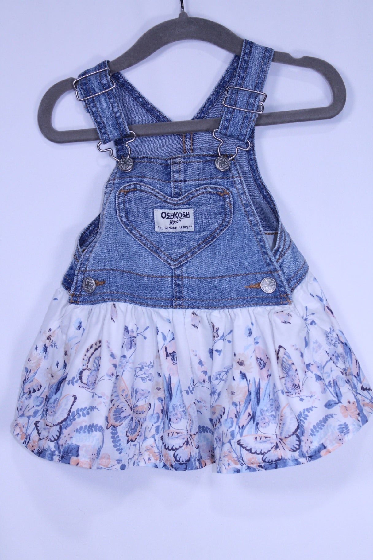 3-6m OshKosh B'gosh Skirtall - Blue and White