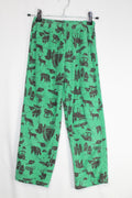 6 Carter's PJ Pants - Green w/Wildlife