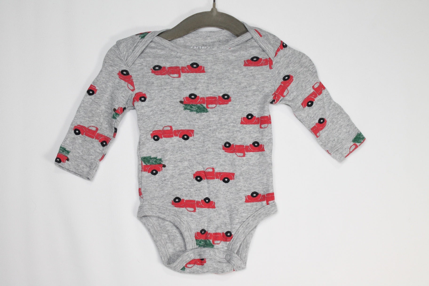 0-3m Carter's Bodysuit - Grey