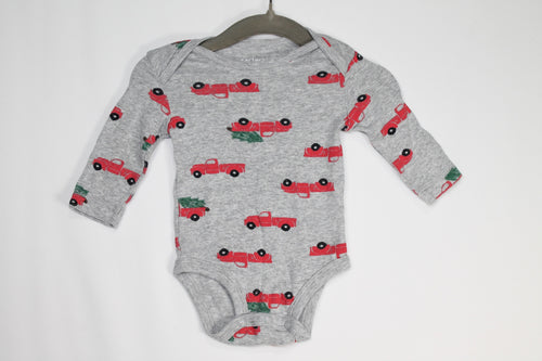 0-3m Carter's Bodysuit - Grey
