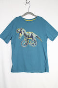 10 George T-Shirt - Teal w/Dino on Bike