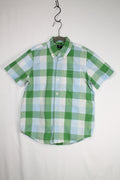 6/7Y GAP Dress Shirt - Green Checkered