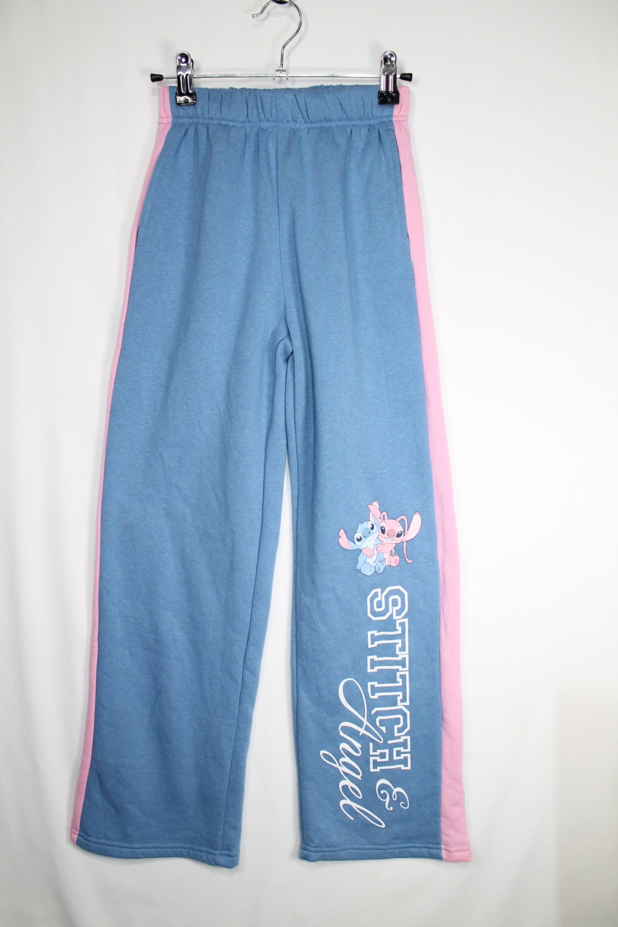 12 Disney Sweat Pants - Blue and Pink w/Stitch