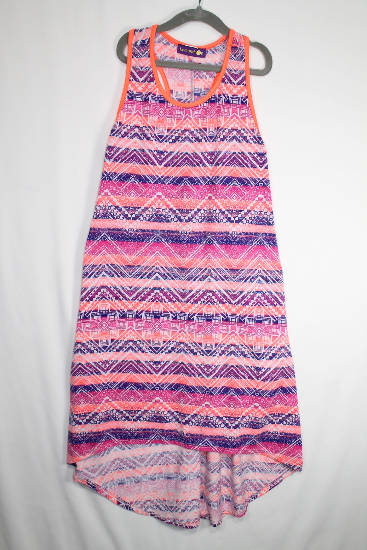 10 Lemondrop Dress - Orange/Pink/Purple