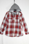 7 Carter's Long Sleeve Shirt - Red Plaid