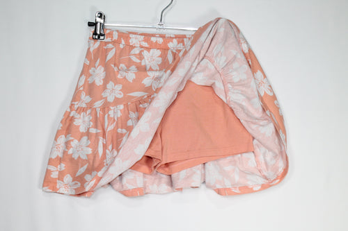 10/12Y George Skort - Orange w/White