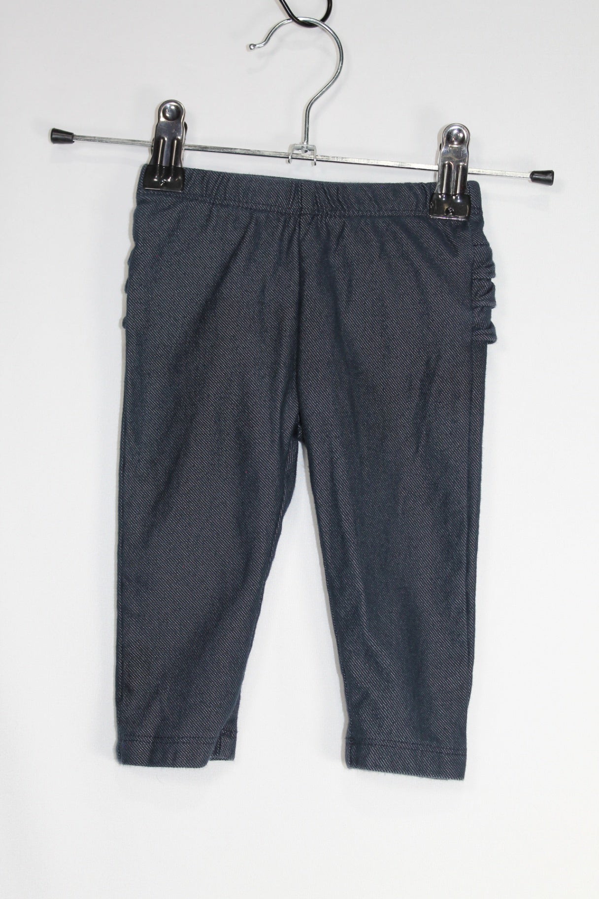 3-6m Baby Bundles Pants - Navy w/Bum Ruffle