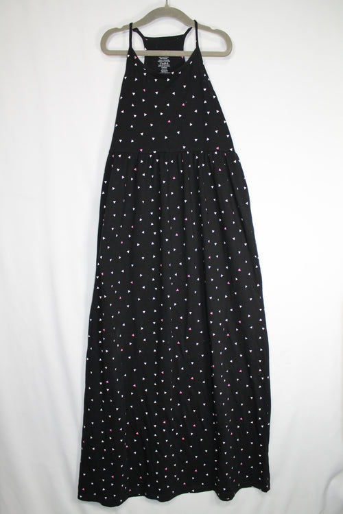 10/12Y George Dress - Black w/Triangles