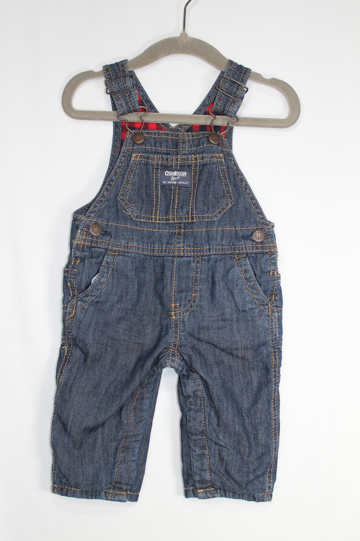 3-6m OshKosh B'gosh Overalls - Denim