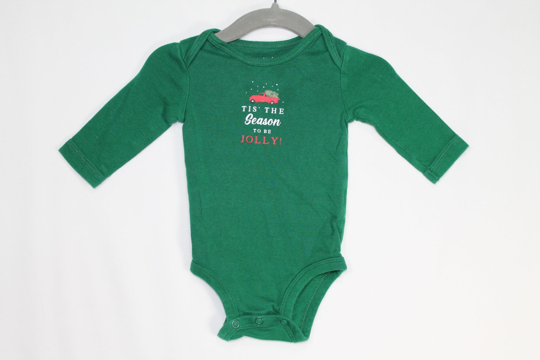 0-3m Carter's Bodysuit - Green - Tis The Season