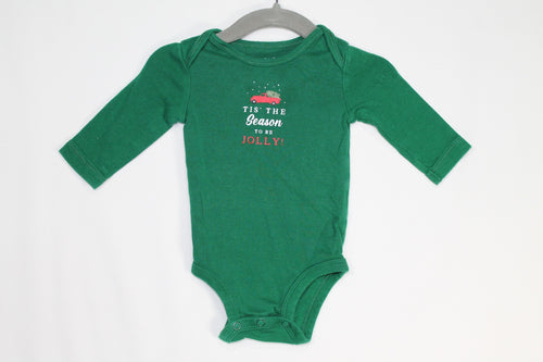 0-3m Carter's Bodysuit - Green - Tis The Season