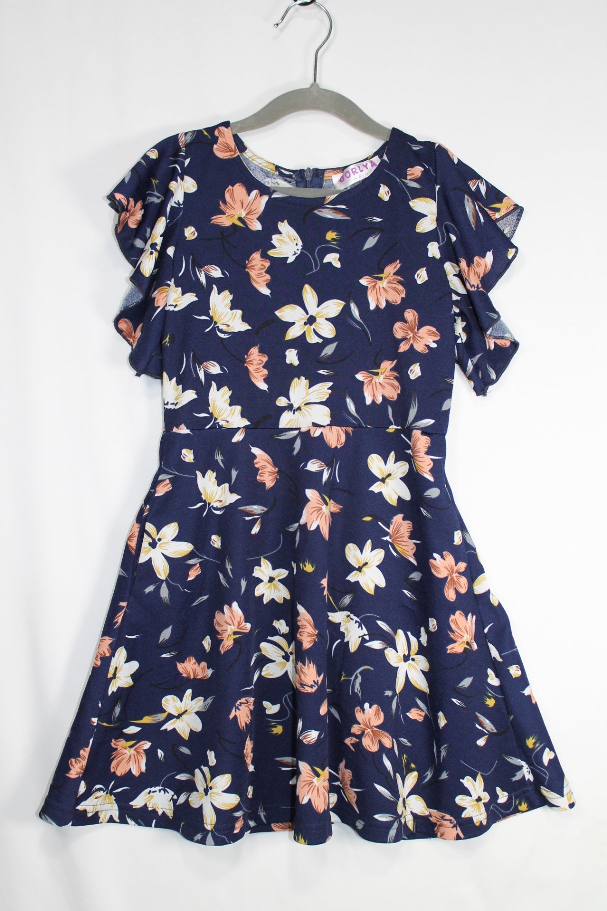 8 Gorlya Party Dress - Navy Floral