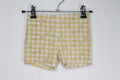 4T Joe Fresh Shorts - Yellow Checkered w/Butterflies