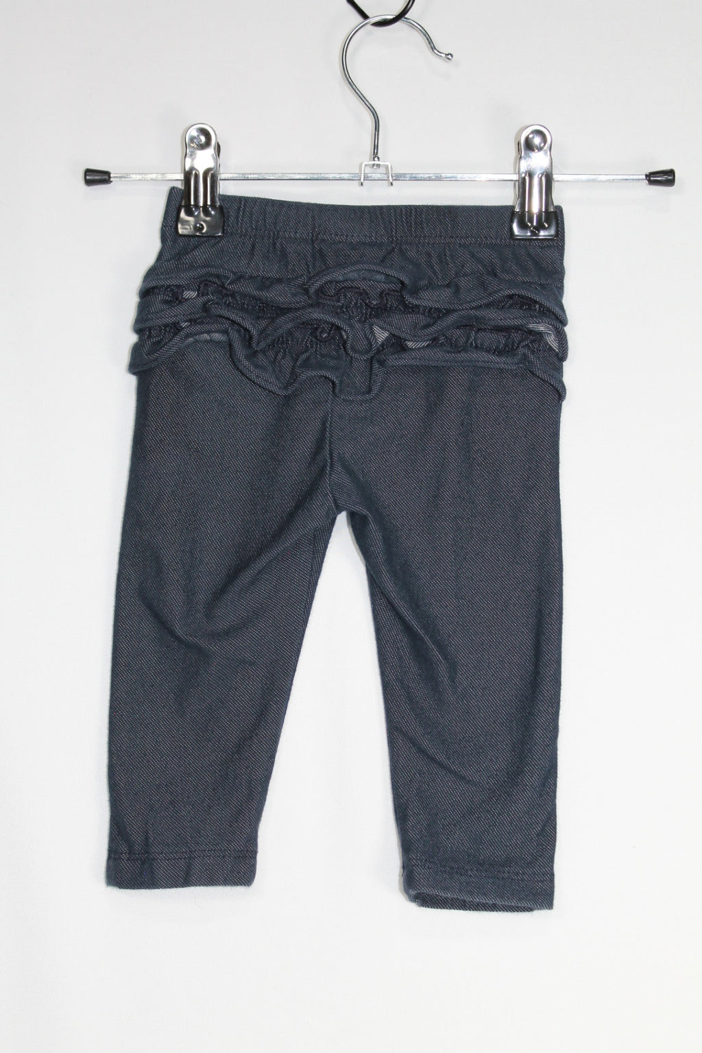 3-6m Baby Bundles Pants - Navy w/Bum Ruffle