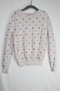 6/7Y H&M Sweater - Ivory w/Bubbles