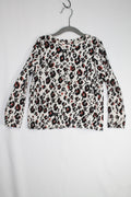 6 Old Navy Long Sleeve Shirt - Beige w/Brown and Black