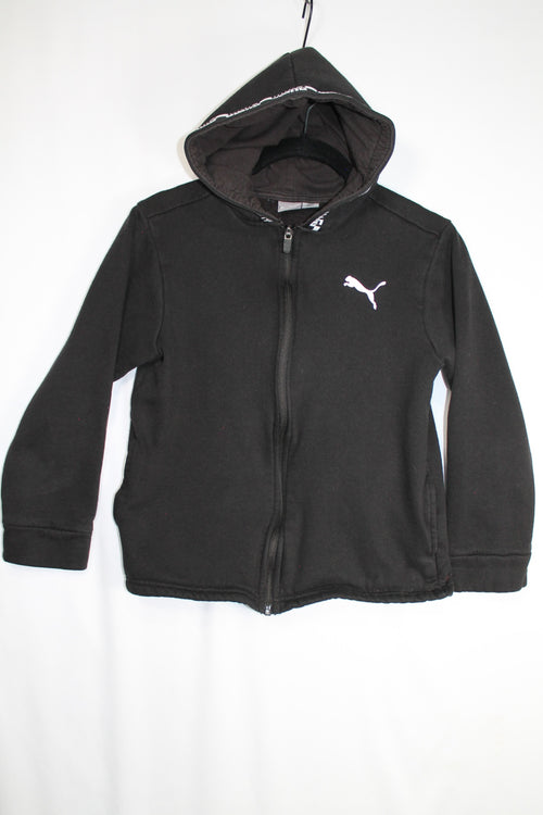 10/12Y Puma Hoodie - Black