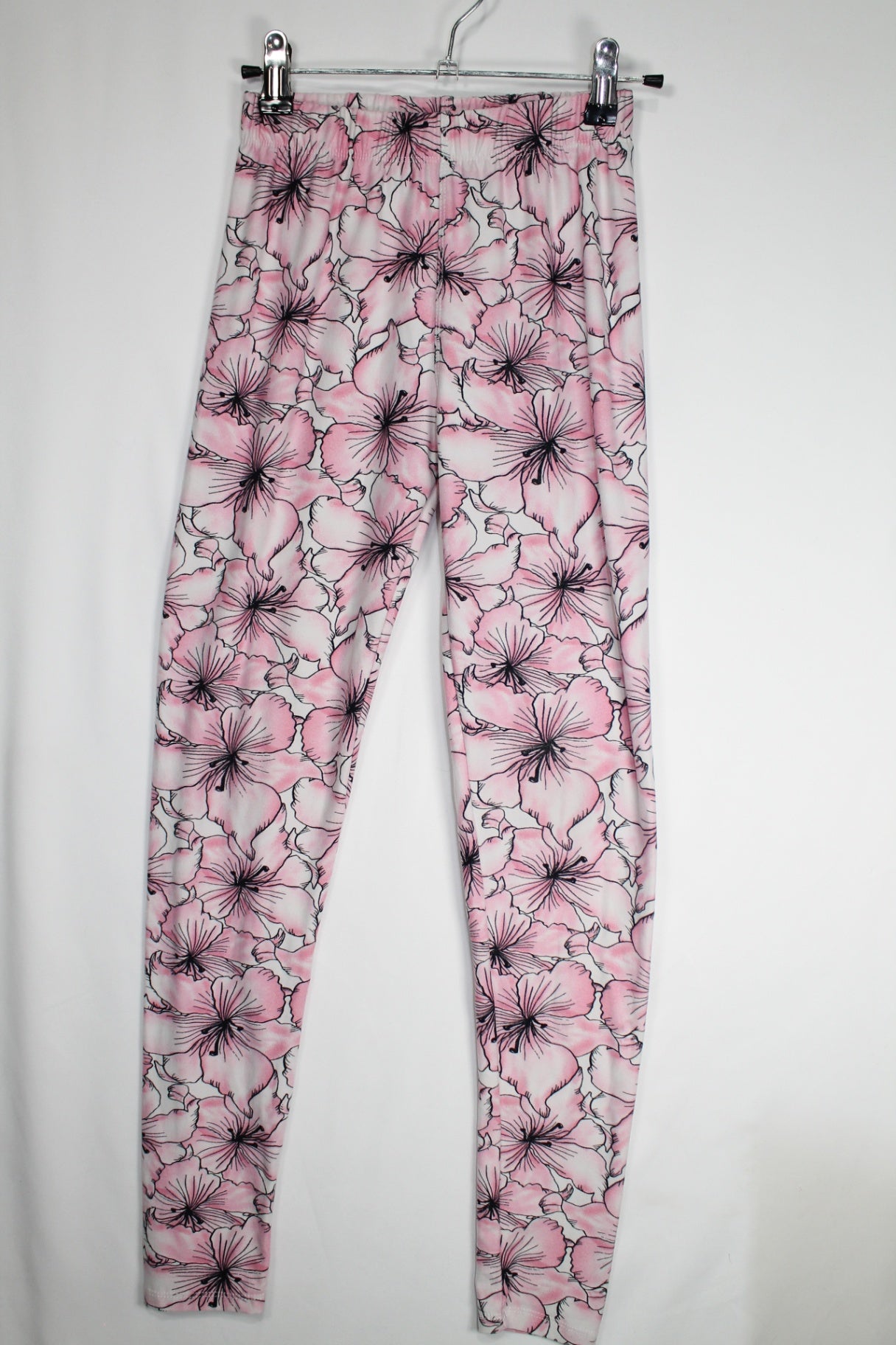 12 Just Cuz Leggings - Pink and White