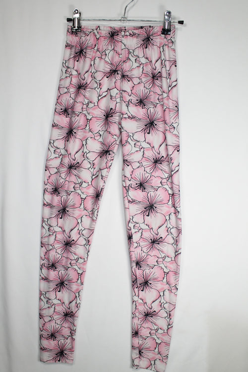 12 Just Cuz Leggings - Pink and White