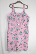 10 My Sister's Closet Skirtall - Pink w/Blue Print
