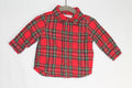 3-6m Joe Fresh Dress Shirt - Red Plaid