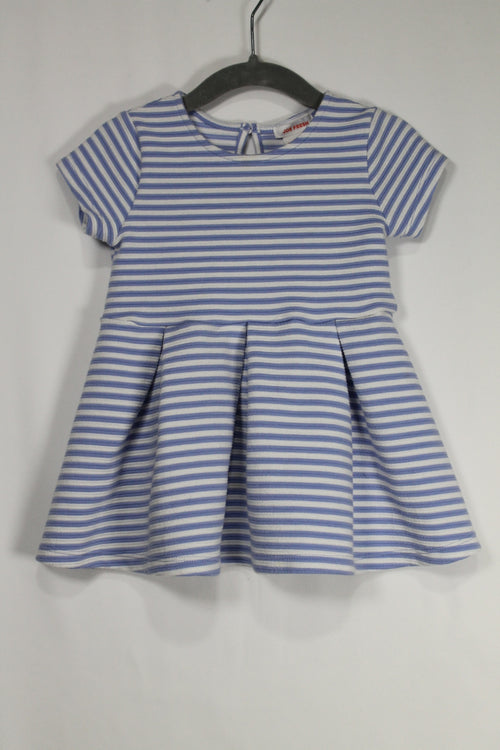 12-18m Joe Fresh Dress - Blue w/Stripes